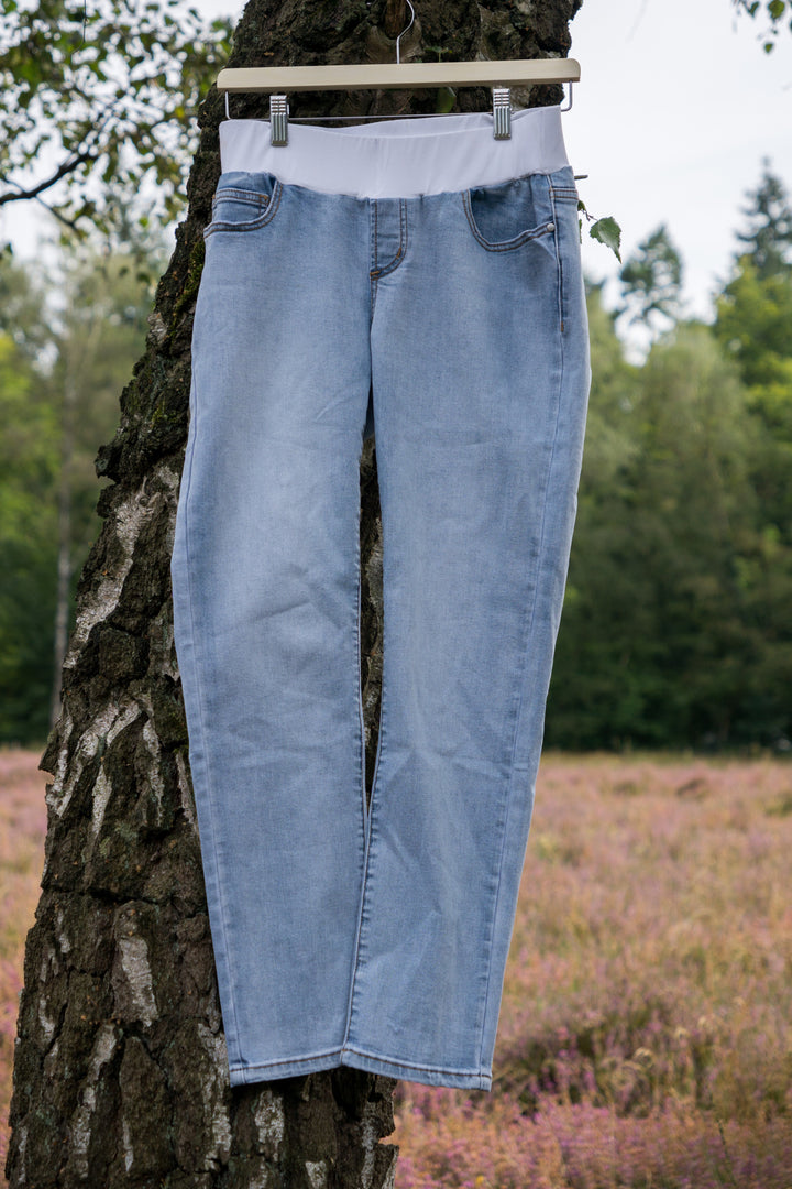 The Jamie - Zwangerschapschapsbroek jeans Lichtblauw