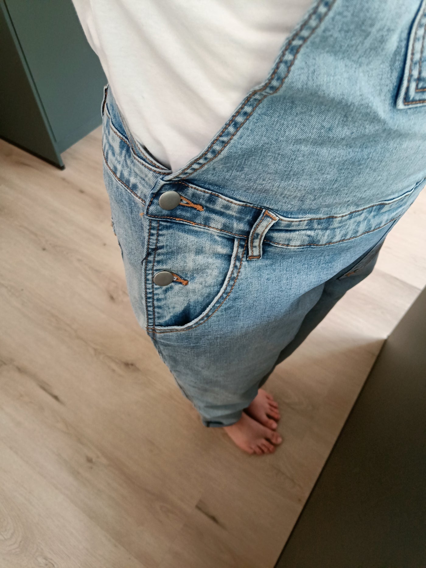 Overall jeans Nora- licht blauw