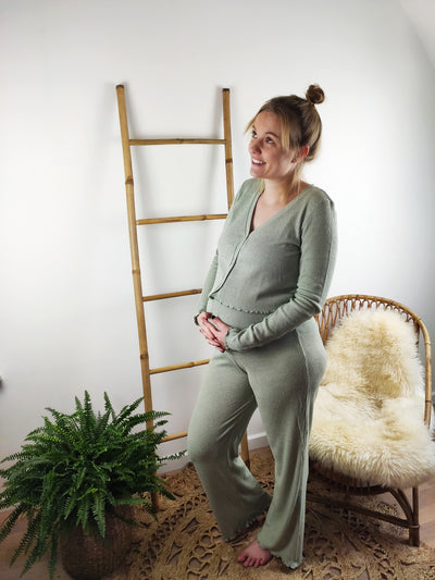 Loungewear Fiona top- groen