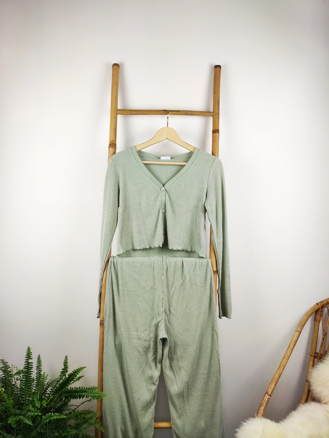 Loungewear Fiona broek- groen